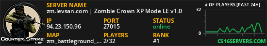 zm.levsan.com | Zombie Crown XP Mode LE v1.0