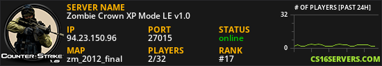 Zombie Crown XP Mode LE v1.0
