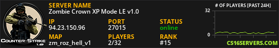 Zombie Crown XP Mode LE v1.0