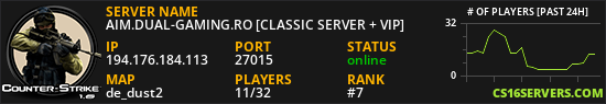 AIM.DUAL-GAMING.RO [CLASSIC SERVER + VIP]