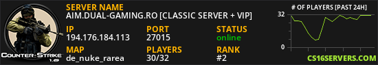 AIM.DUAL-GAMING.RO [CLASSIC SERVER + VIP]