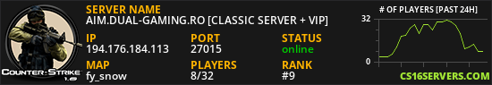 AIM.DUAL-GAMING.RO [CLASSIC SERVER + VIP]