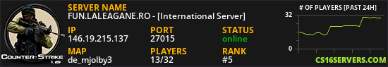 FUN.LALEAGANE.RO - [International Server]
