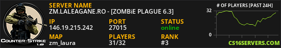 ZM.LALEAGANE.RO - [ZOMBiE PLAGUE 6.3]