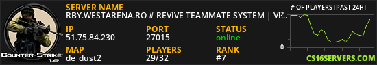 RBY.WESTARENA.RO # REVIVE TEAMMATE SYSTEM | VIP FREE