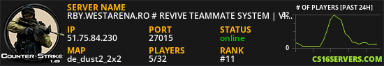 RBY.WESTARENA.RO # REVIVE TEAMMATE SYSTEM | VIP FREE