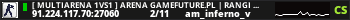 [ MULTIARENA 1vs1 ] ARENA GameFuture.pl | Rangi | StatTrak | Skiny | Klany | Modyfikatory | VIP/SVIP | Eventy | ARENKI ^ 1shot1kill.pl